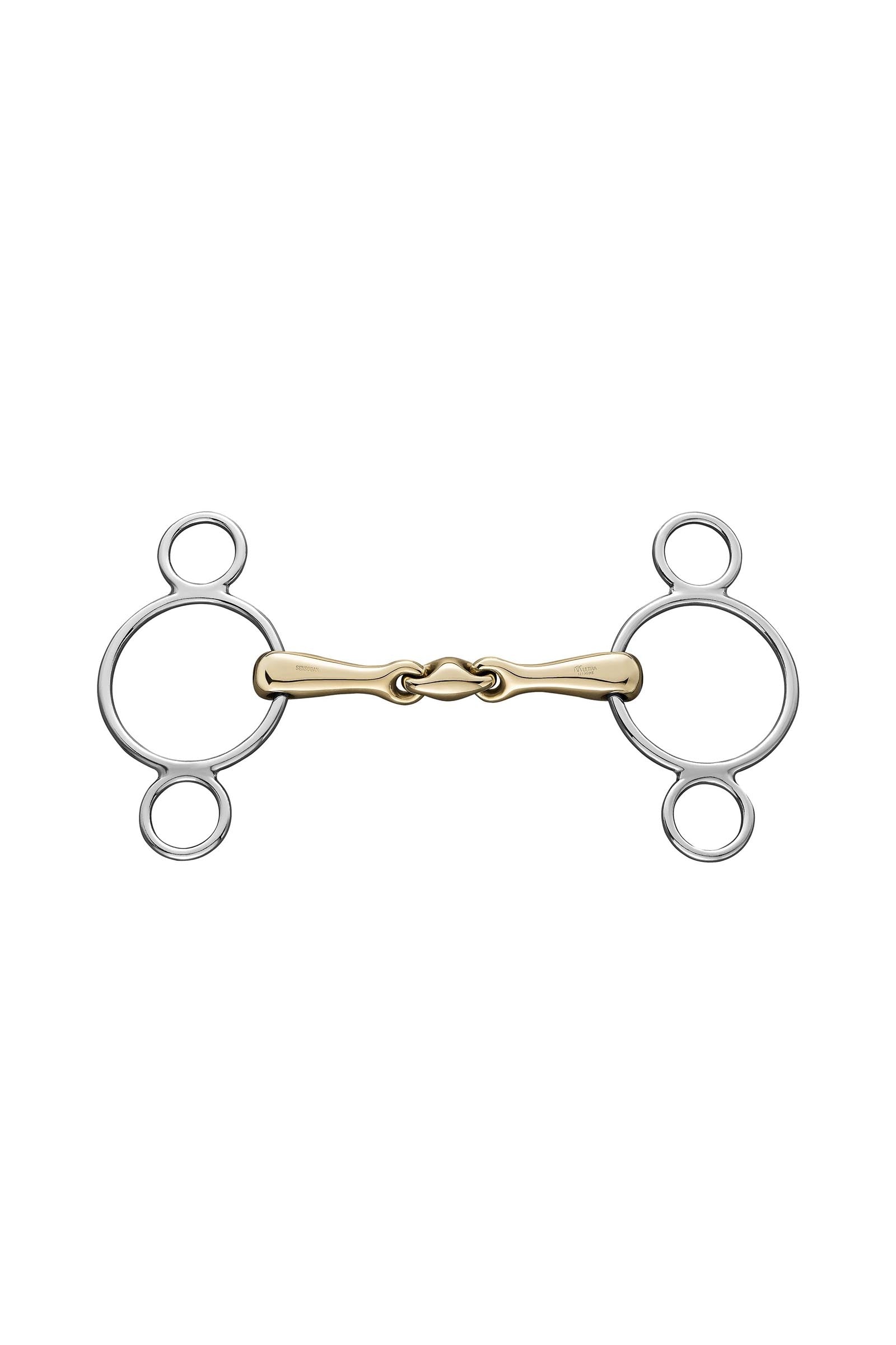 Sprenger KK Ultra 3-kroužkové udidlo, dvojité lomení, 18 mm, Sensogan Horse Bits