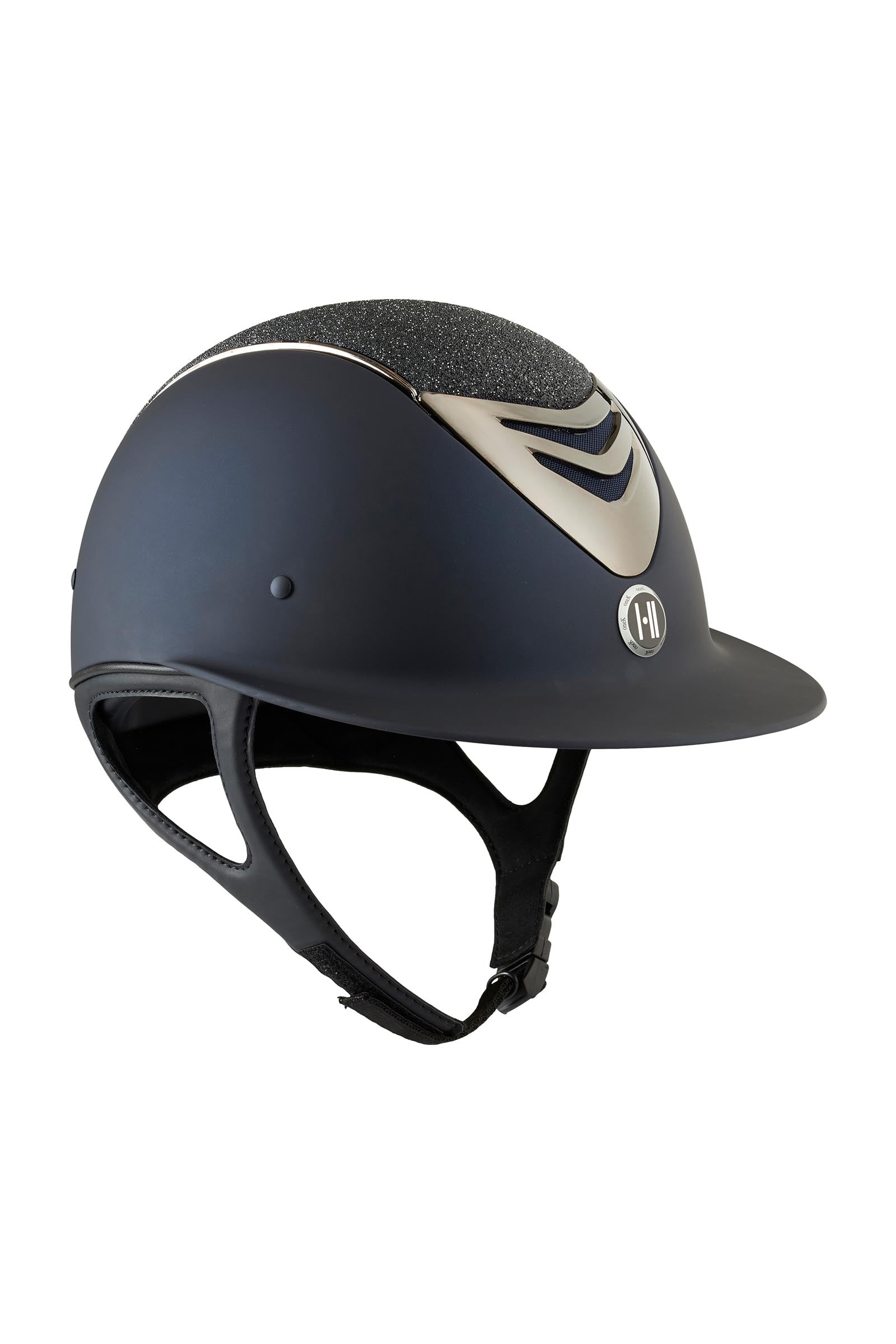 OneK Avance Matt Glitter Chrome Riding Helmet Safety Equipment