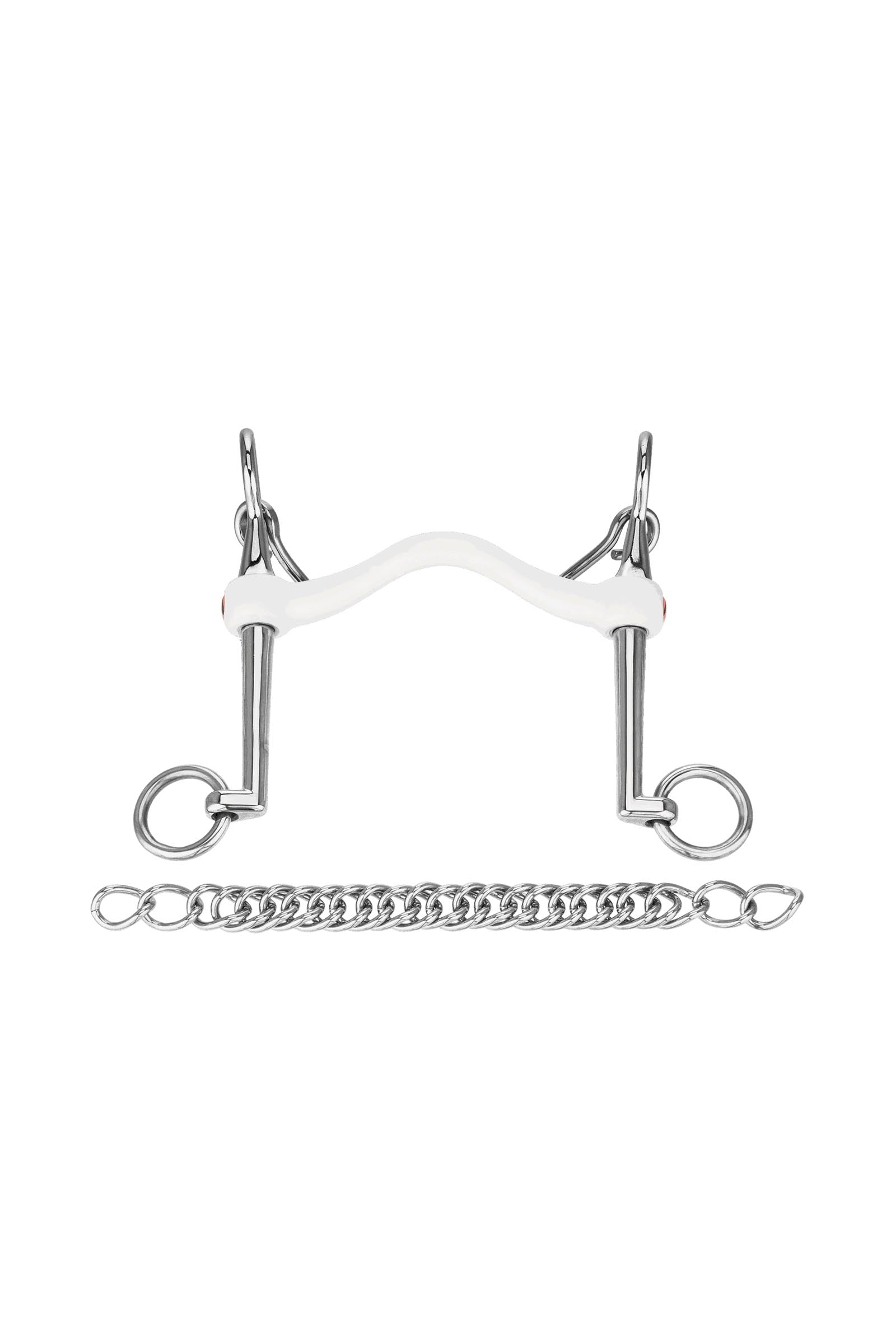 Sprenger Nathe CM kandara s vyklenutím, 15 mm, dlouhé páky, termoplast Horse Bits