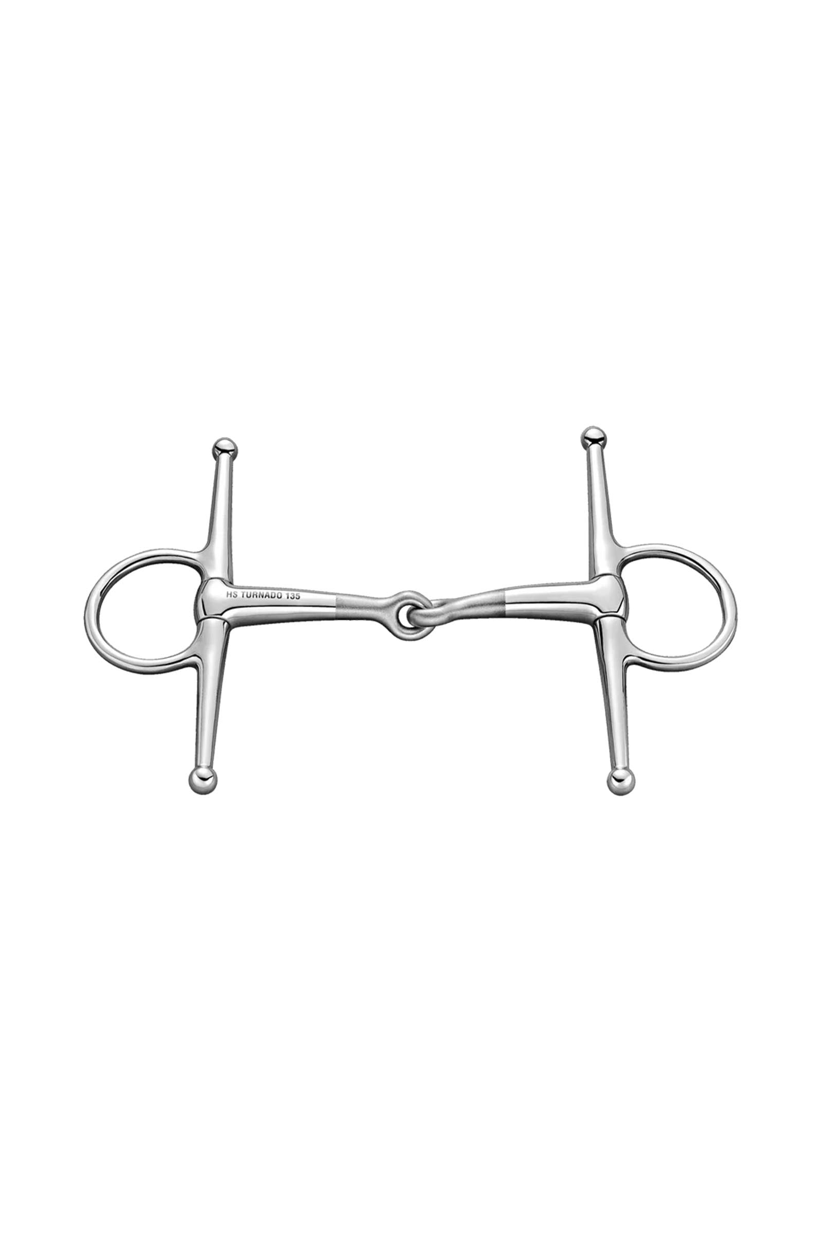 Sprenger Turnado plné lícnice stihlové udidlo, jednoduše lomené, 16 mm, nerezová ocel Horse Bits