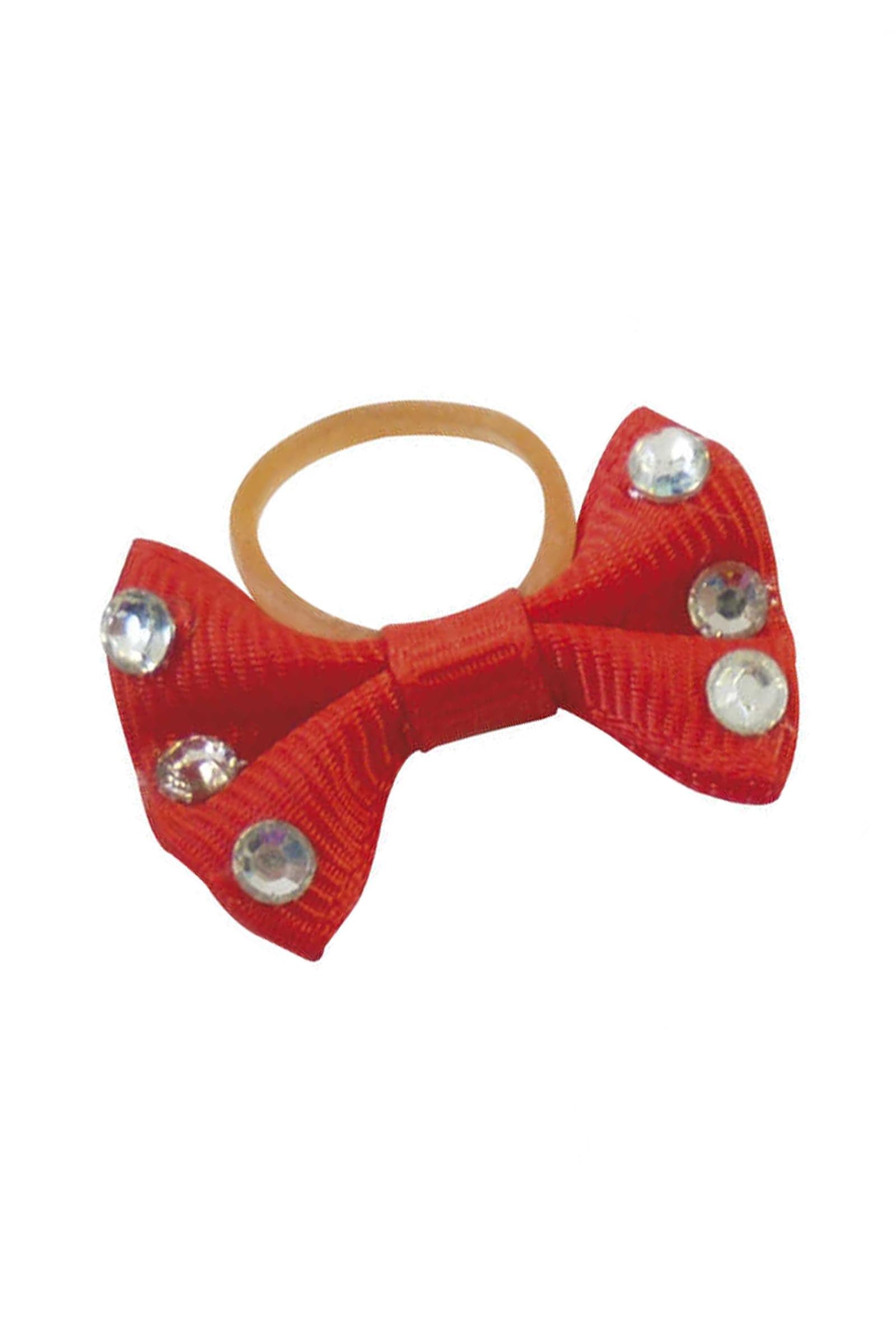 EQUITHÈME Zaplétací mašle s čirými kamínky Horse Grooming Tools