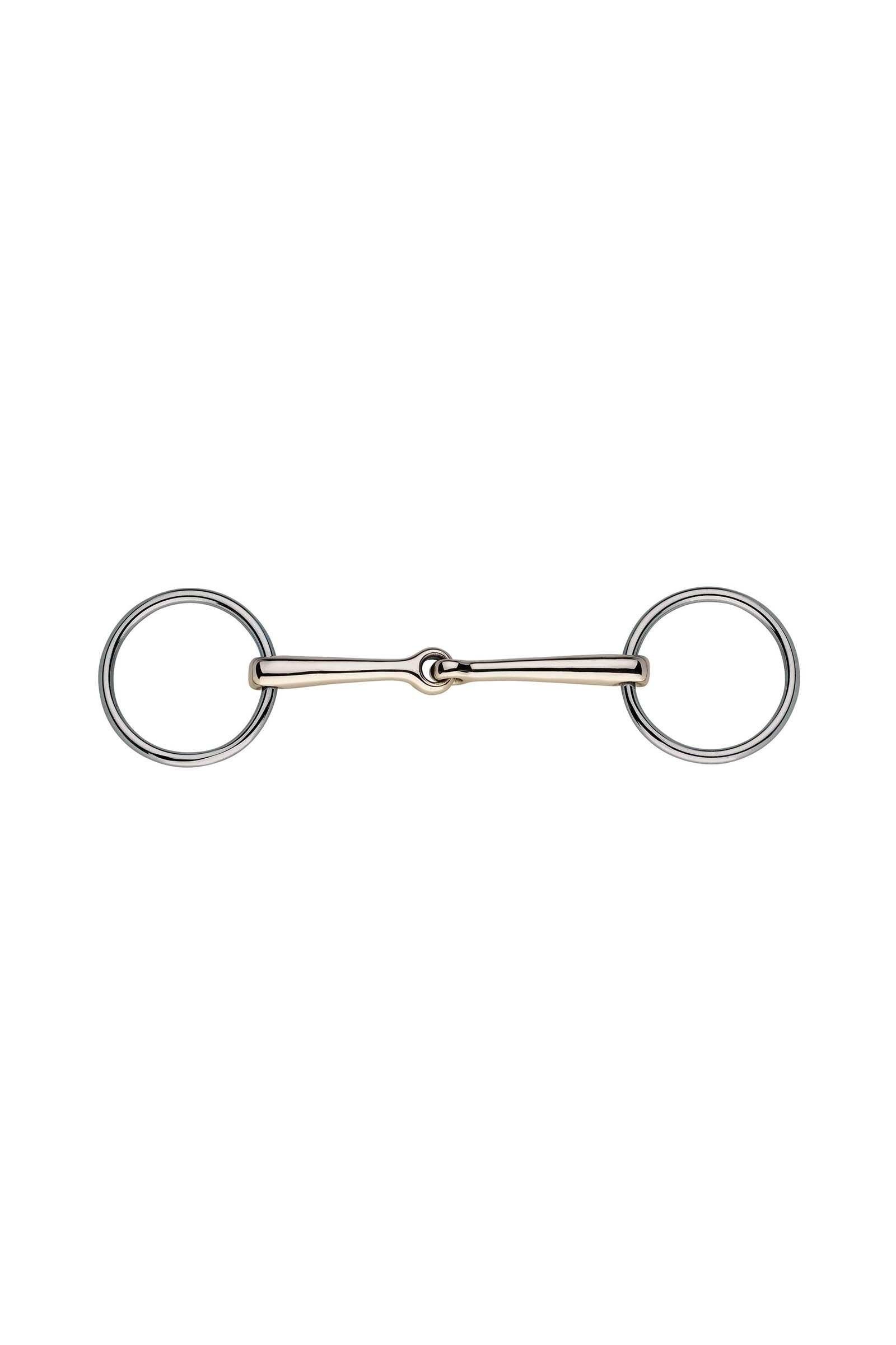 Sprenger podložní udidlo kroužkové, jednoduché lomení, 14 mm, Sensogan Horse Bits