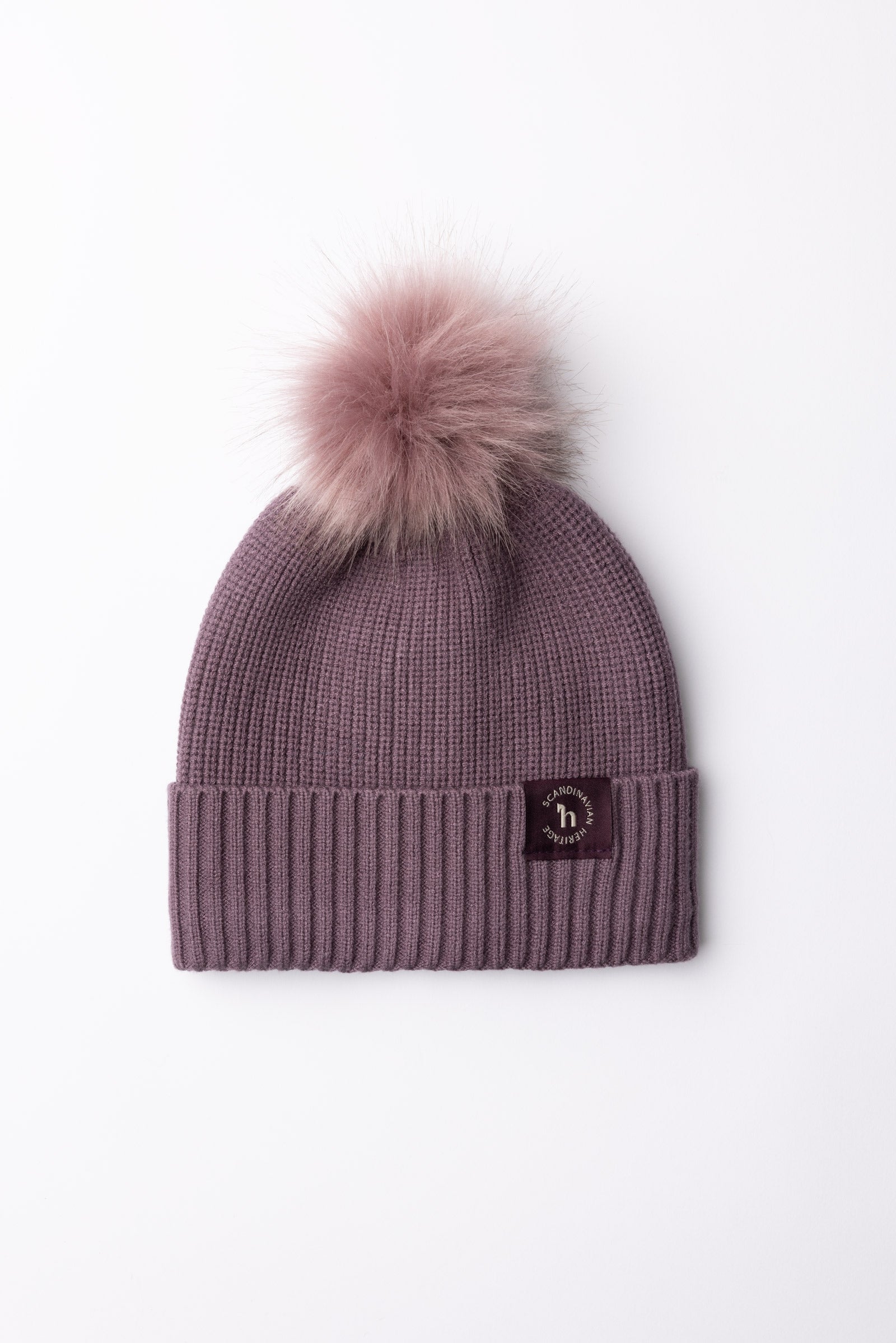 Horze Noa Dětská pletená čepice s odnímatelnou bambulí Accessories