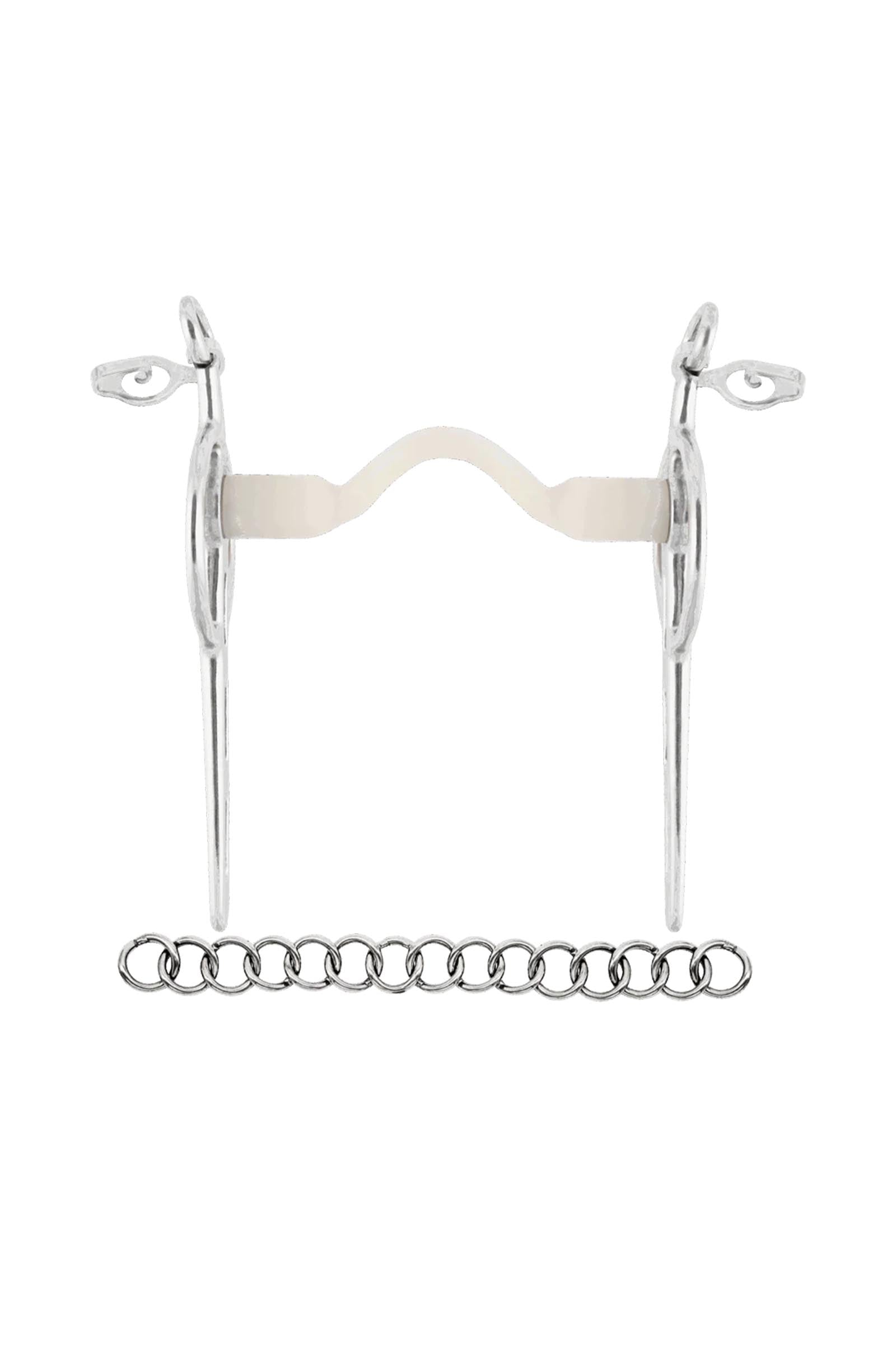 Sprenger Nathe liverpoolské udidlo, s vyklenutím, 20 mm, dlouhé páky, termoplast Racing Tack