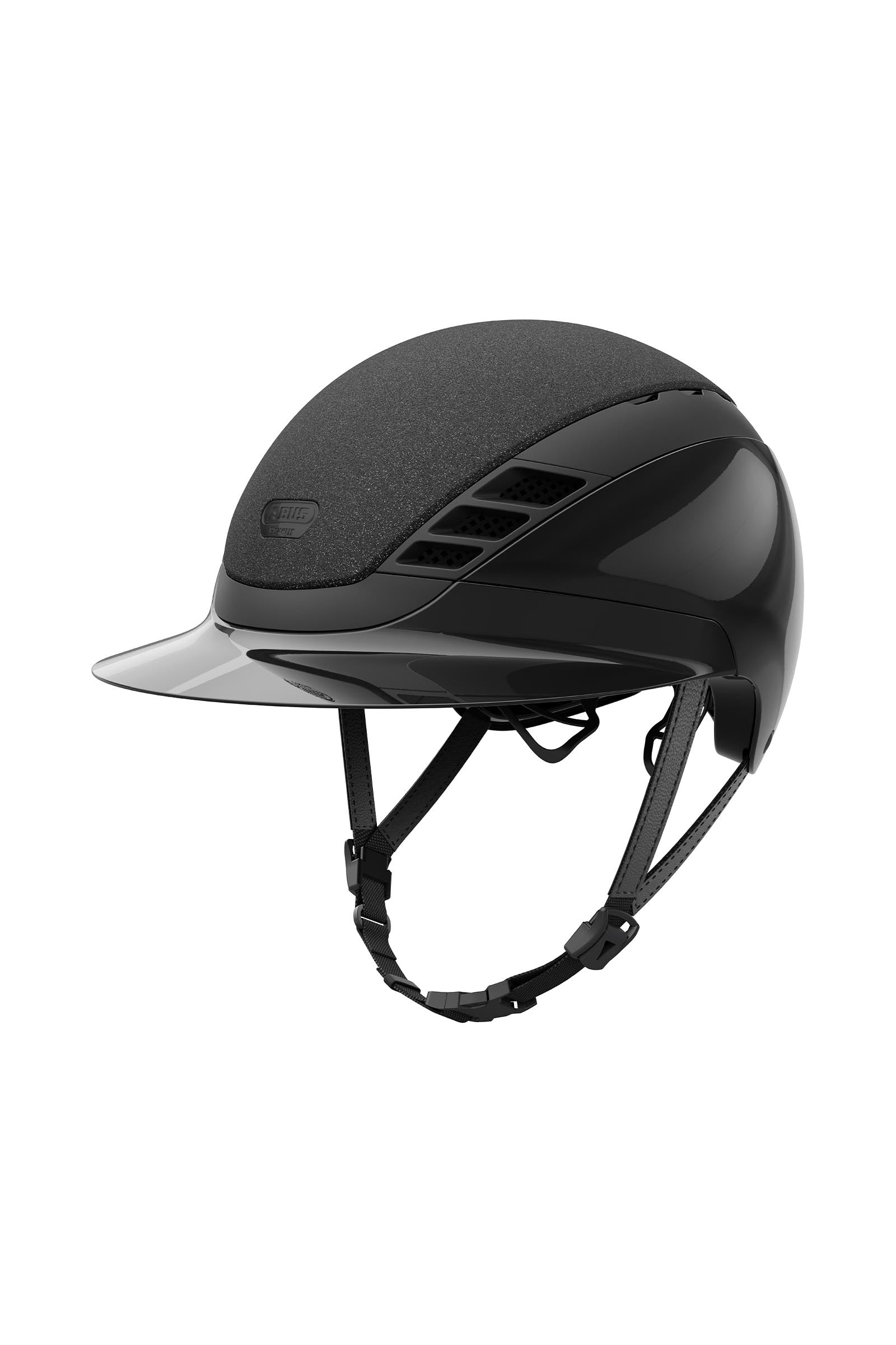 Abus Airluxe Supreme Glam Shiny Reithelm mit langem Visier Safety Equipment