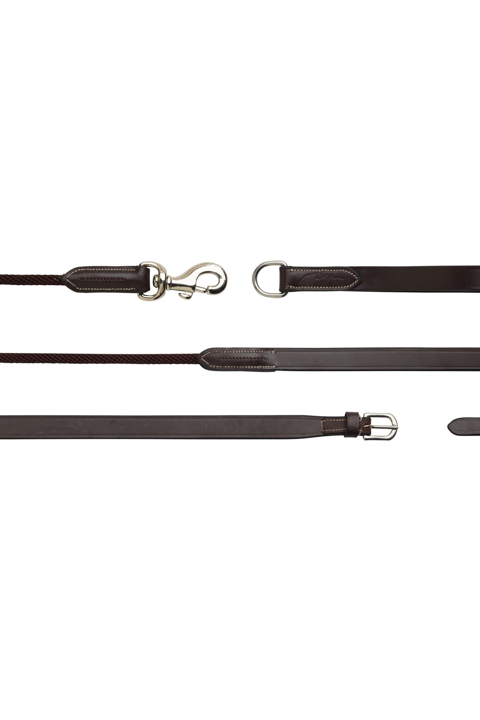 Dy'on Working pomocné otěže kůže/nylon 16 mm Bridles & Reins