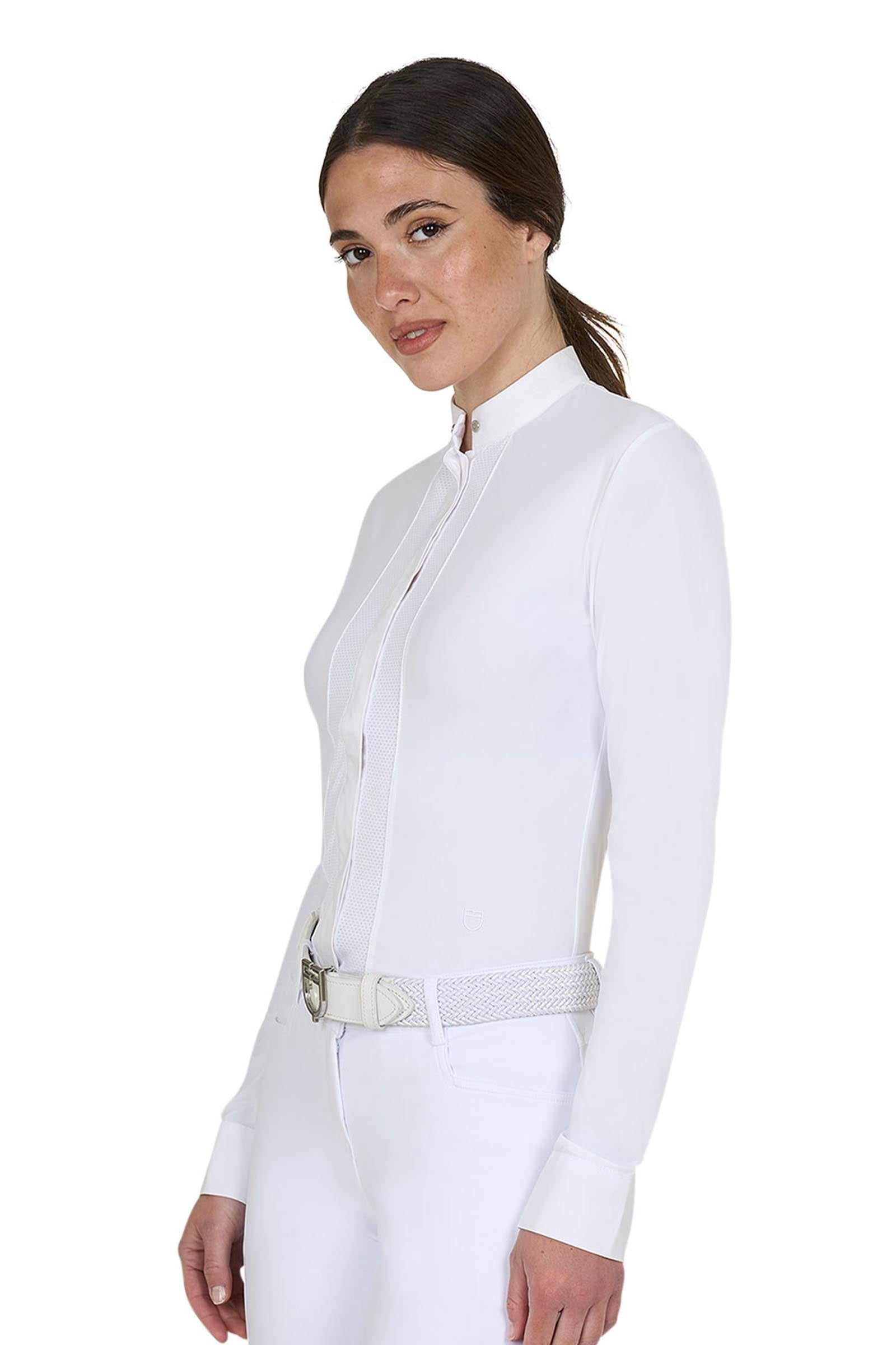 Equestro SS2026 Dámské Micromesh závodní polo tričko Women’s Riding Clothing