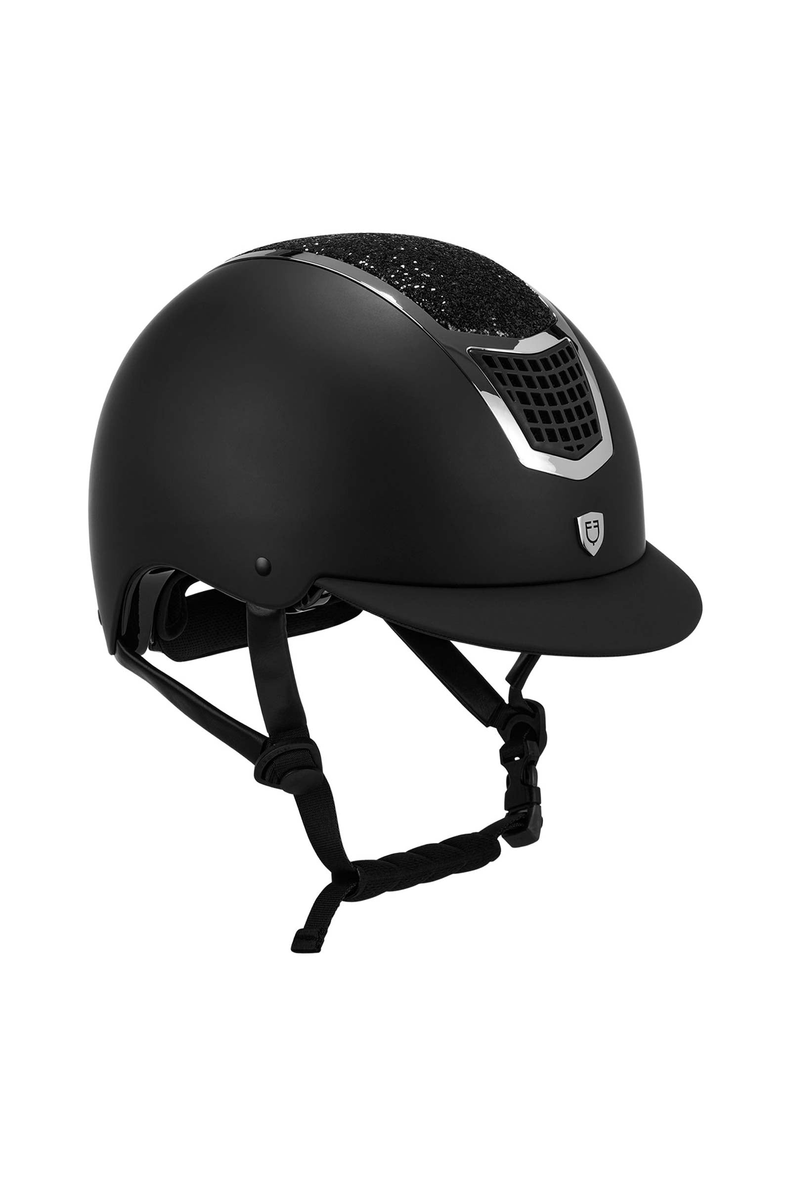 Equestro Helmet With Rhinestones Homologation En 1384-2023 Safety Equipment