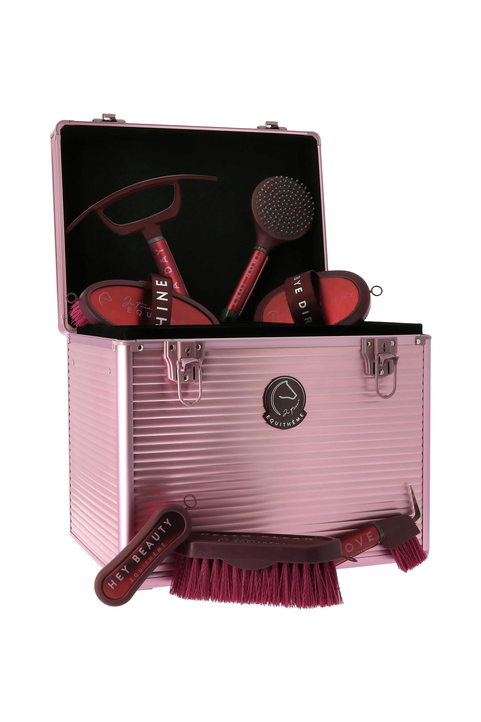 Equi Theme EQUITHÈME Je t'aime Grooming Box Horse Grooming Tools