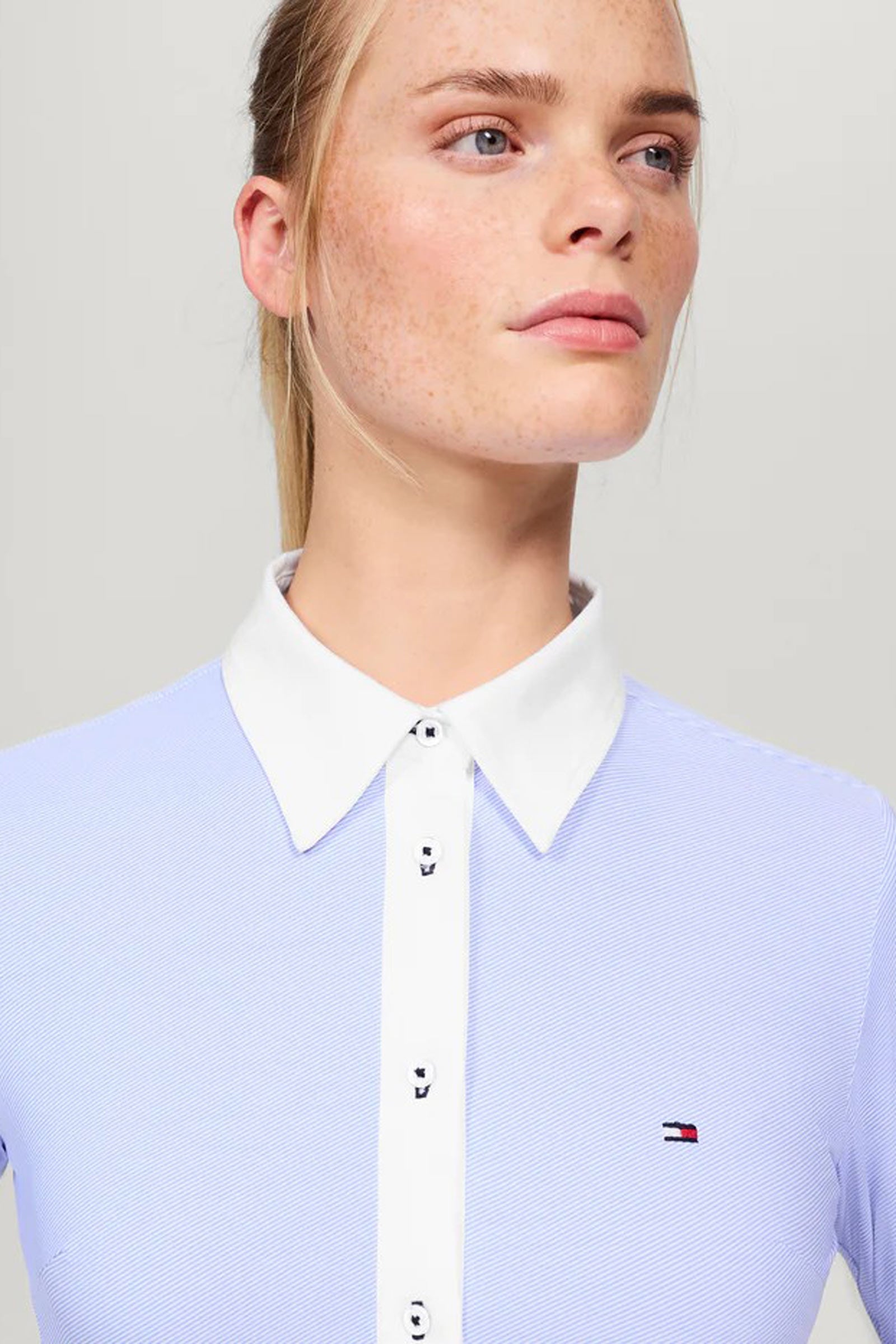 Tommy Hilfiger Equestrian Tommy Hilfiger Essex Women´s Stretch Oxford Shirt Women’s Riding Clothing