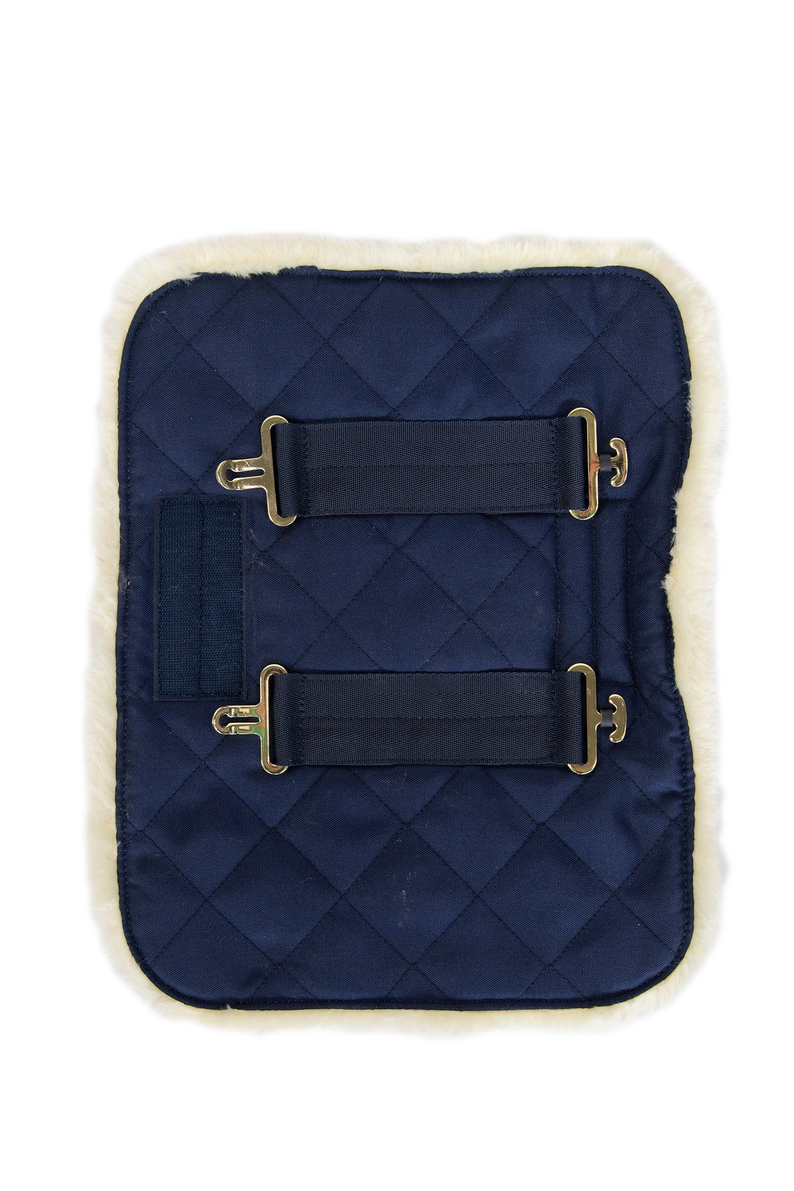Kentucky Horsewear prošívaný hrudní expandér se 2 přezkami z ovčí kůže Horse Rugs