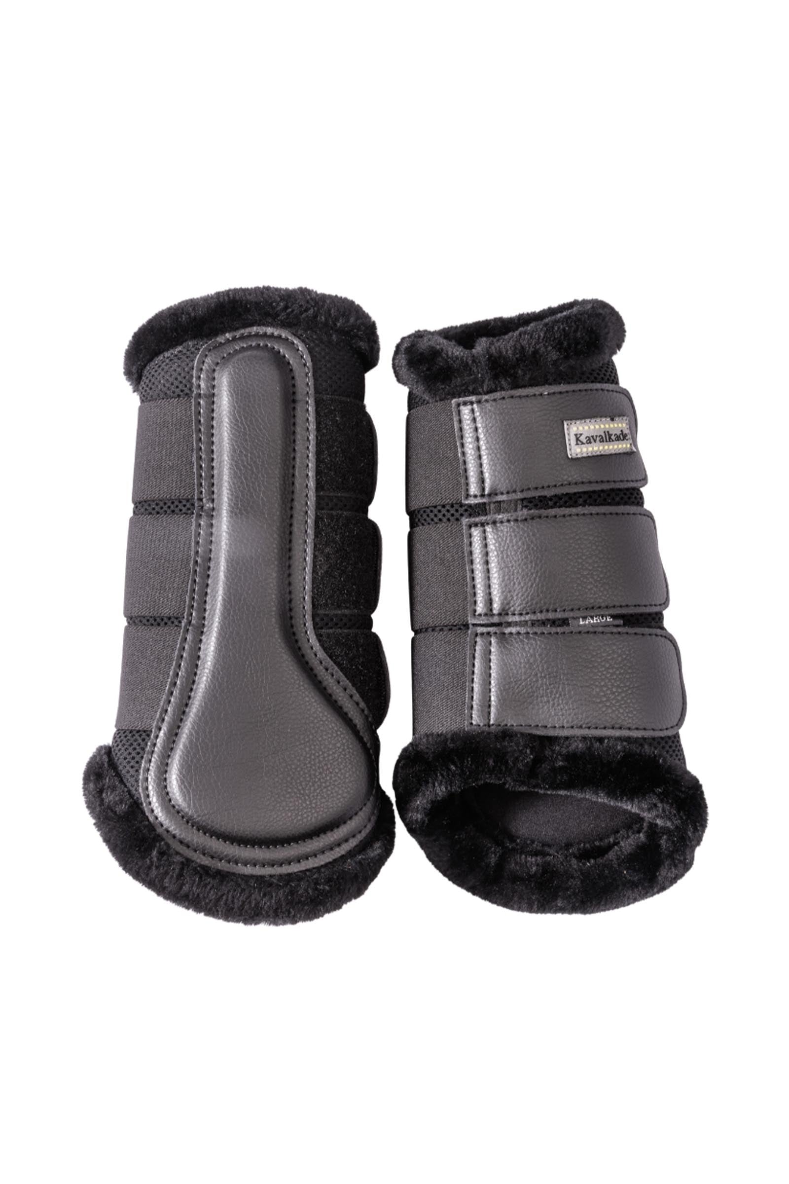 Kavalkade Anatomic Mesh kamaše s umělým beránkem Leg & Hoof Protection