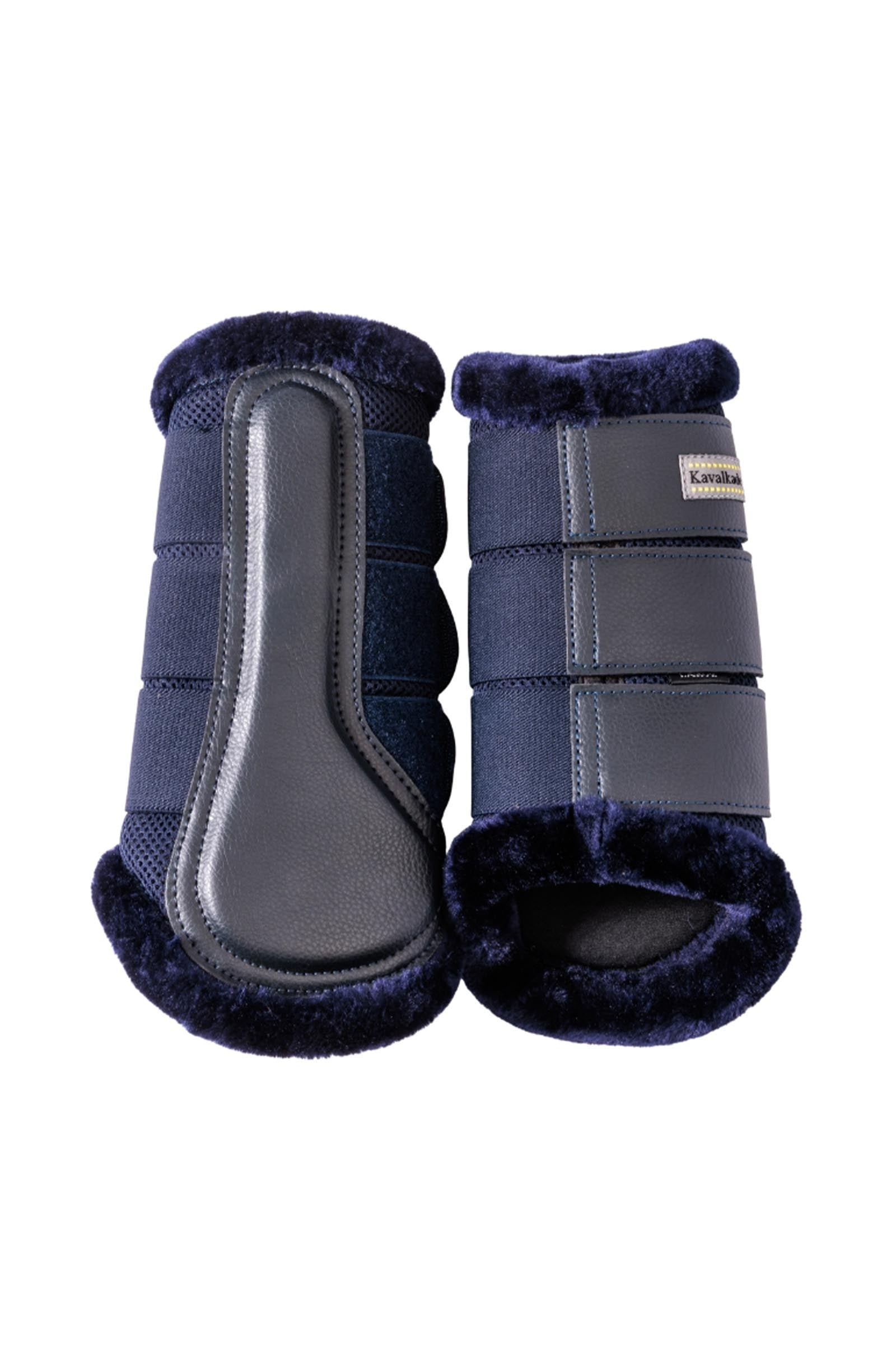 Kavalkade Anatomic Mesh kamaše s umělým beránkem Leg Protection & Hoof Protection for Horses