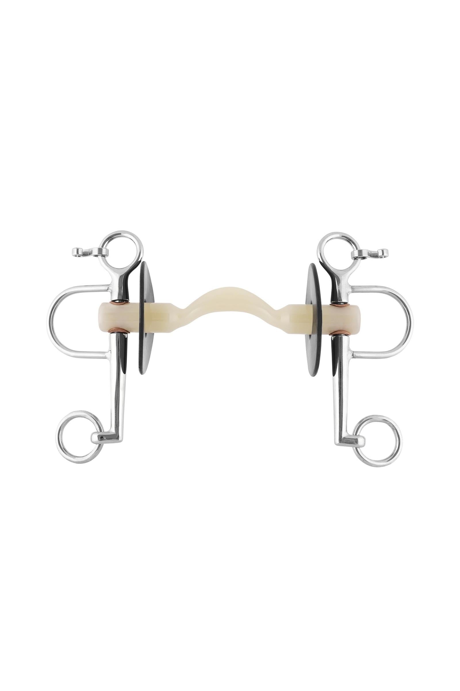 Sprenger Nathe pelham, 20 mm, měkká tyč s vyklenutím, krátké páky, termoplast Horse Bits