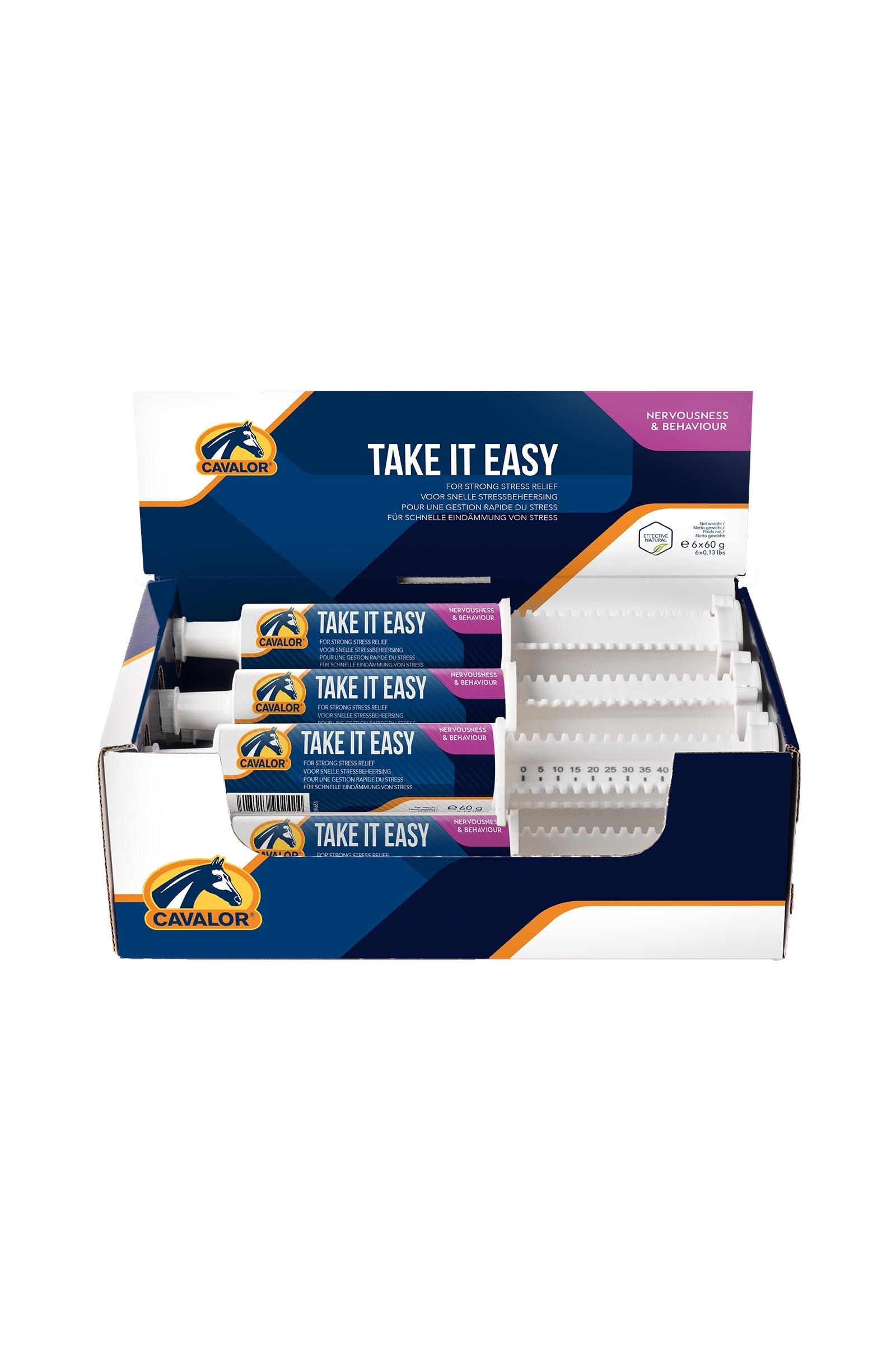 Cavalor Take It Easy, relaxace, (6 x 60 g) Horse Feed & Nutrition