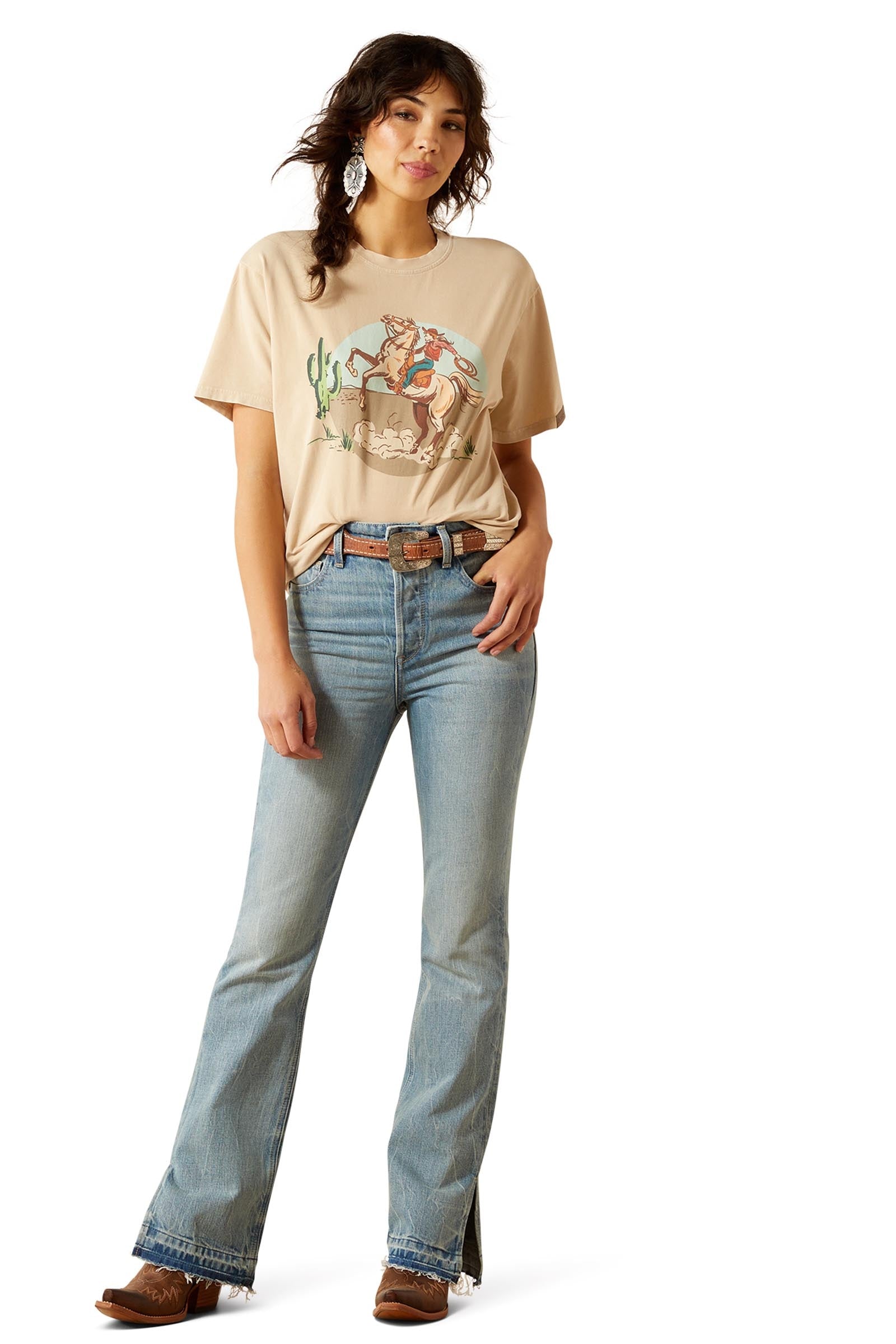 Ariat Ride On Women´s T-Shirt Women’s Riding Clothing