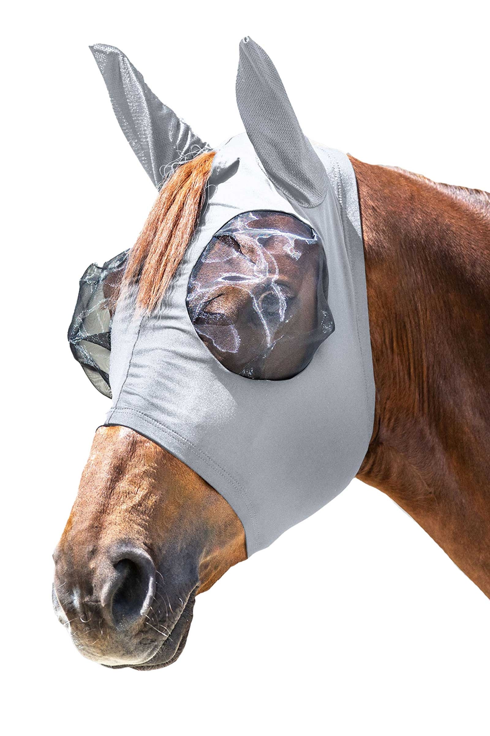 Waldhausen Puck maska proti hmyzu se zipem a UV ochranou Antifly Protection for Horses