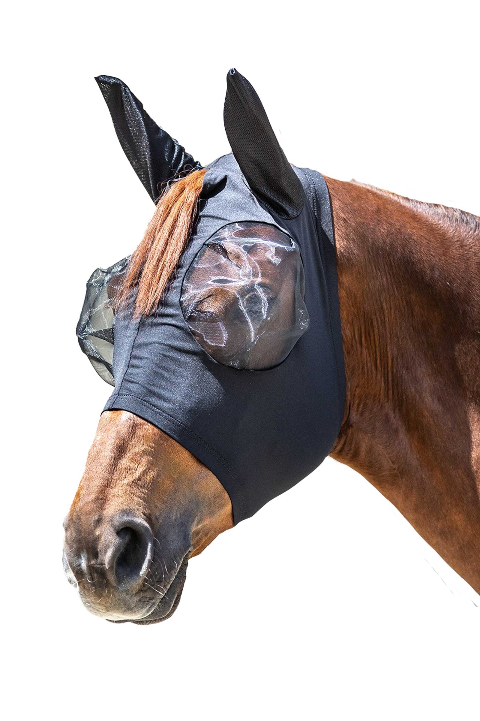Waldhausen Puck maska proti hmyzu se zipem a UV ochranou Antifly Protection for Horses