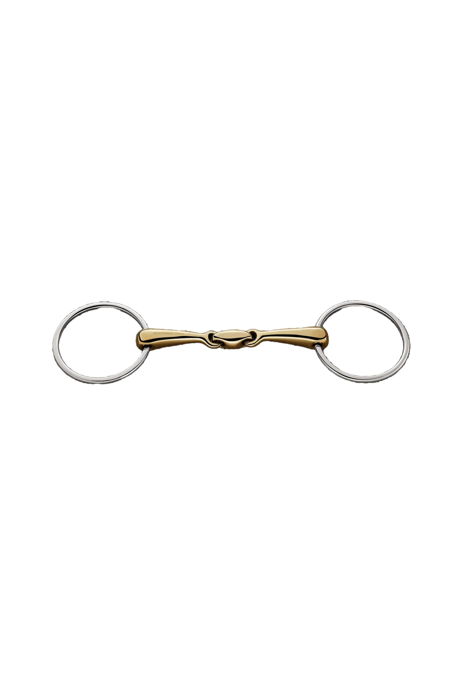 Sprenger stihlové udidlo, dvakrát lomené, 18 mm, měď Plus Horse Bits