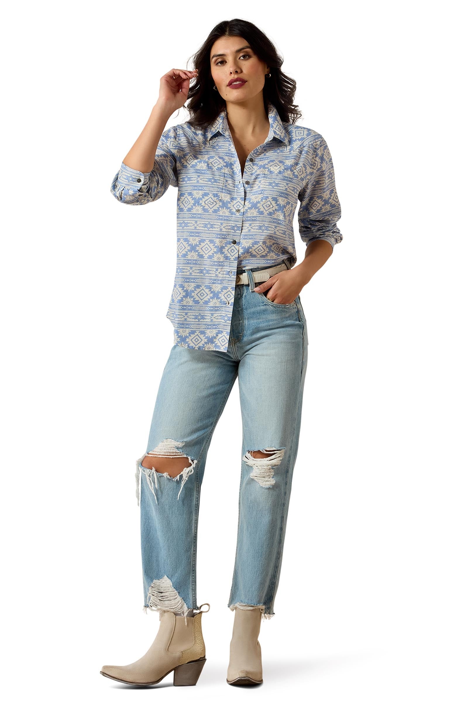 Ariat Billie Jean Women's Long Sleeve Shirt Women’s Riding Clothing