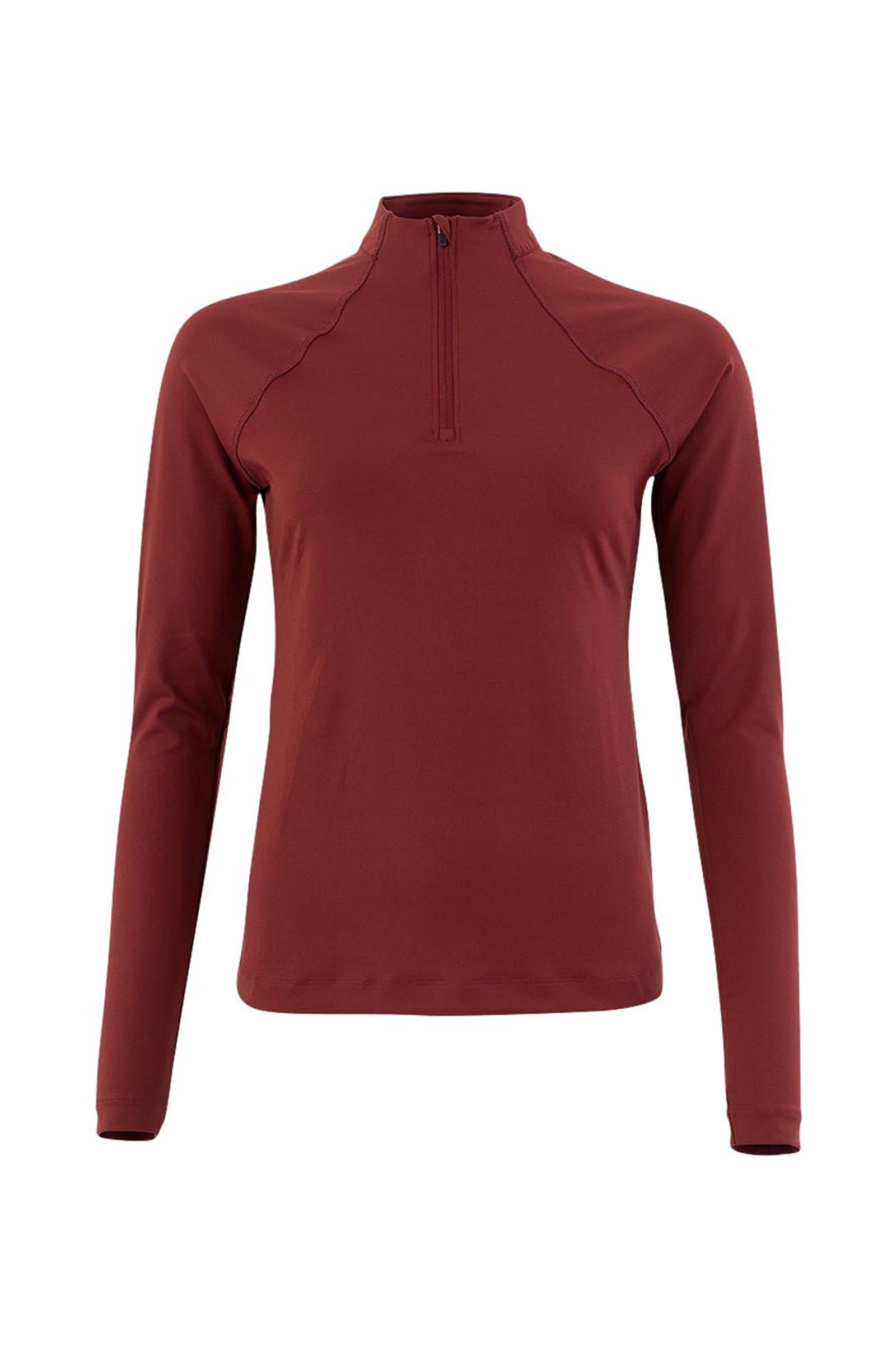 BR CLX dámské celorozepínací tričko s dlouhým rukávem Women’s Riding Clothing