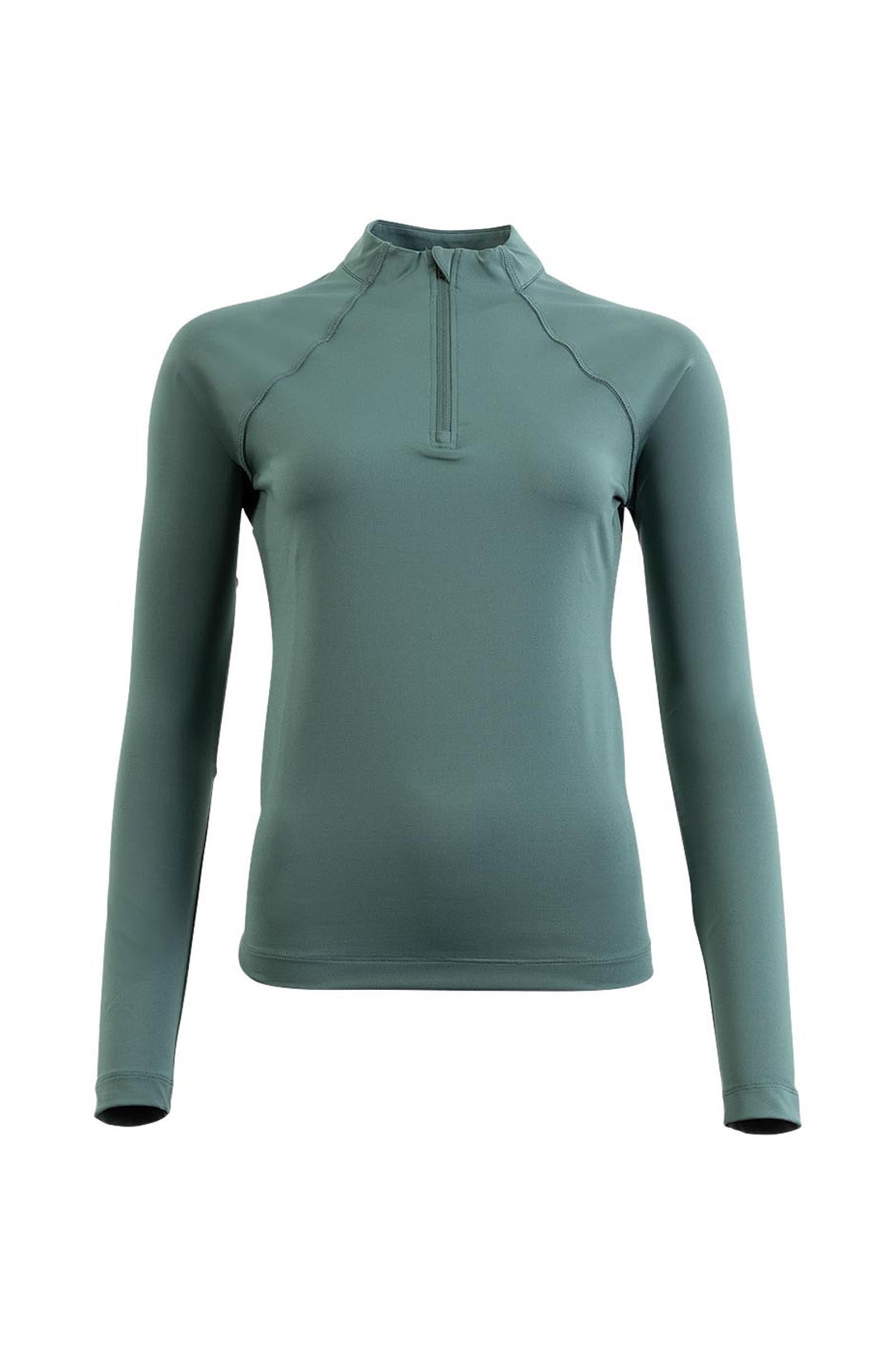 BR CLX dámské celorozepínací tričko s dlouhým rukávem Women’s Riding Clothing