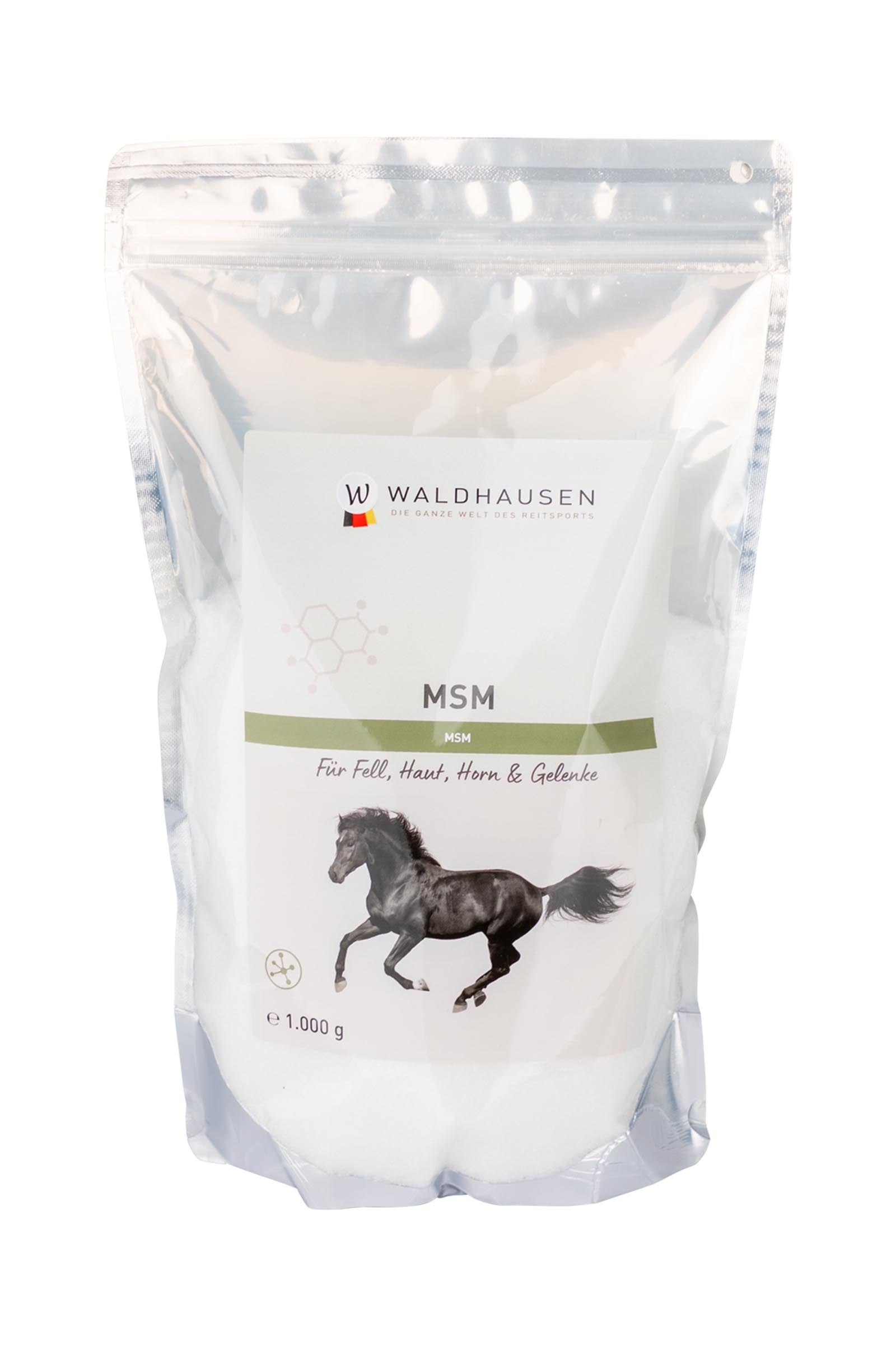 Waldhausen MSM - pro srst, kůži, rohy a klouby, 1kg Horse Feed & Nutrition
