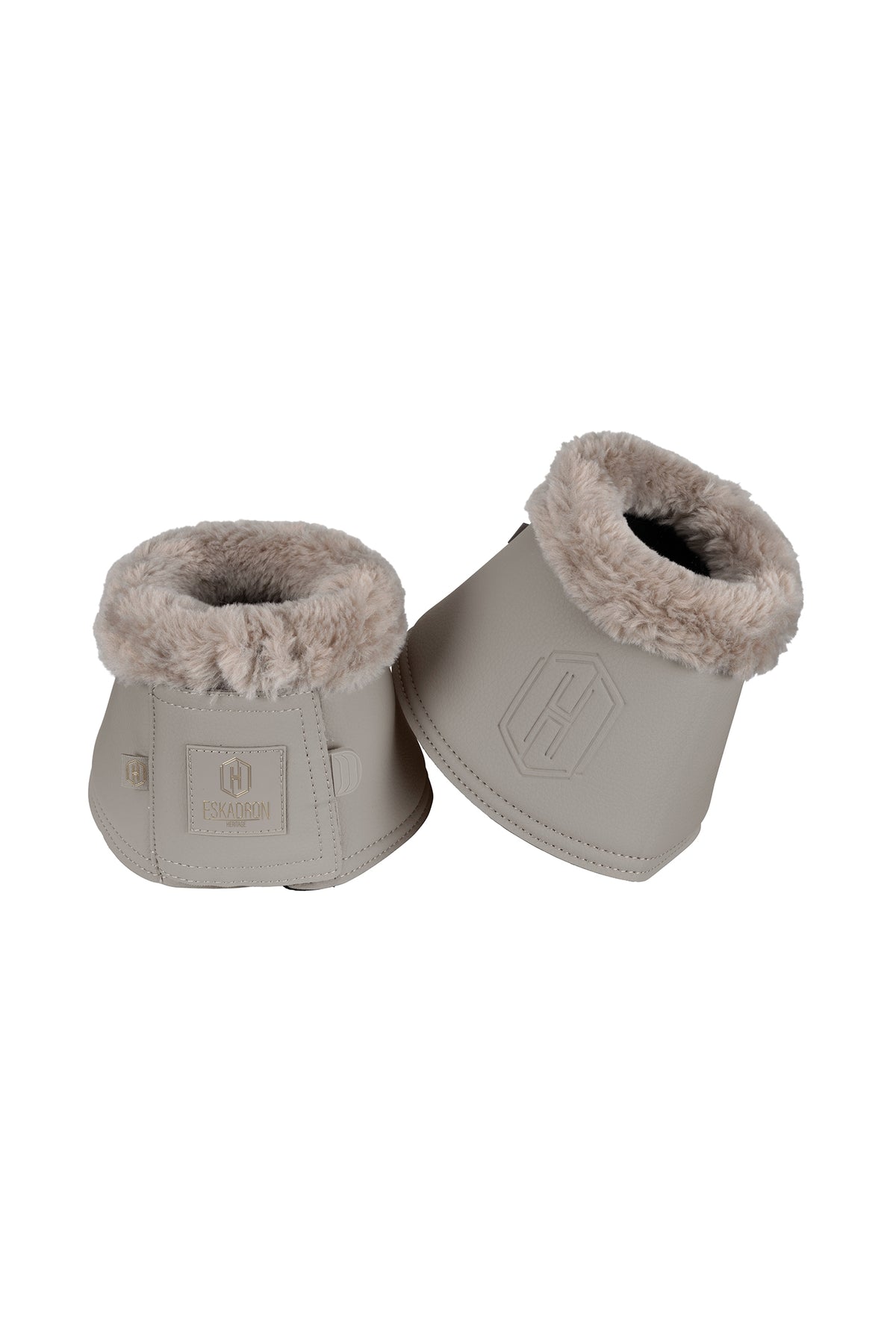 Eskadron Heritage 26/27 Faux Leather Faux Fur Bell Boots (Pair) Leg & Hoof Protection