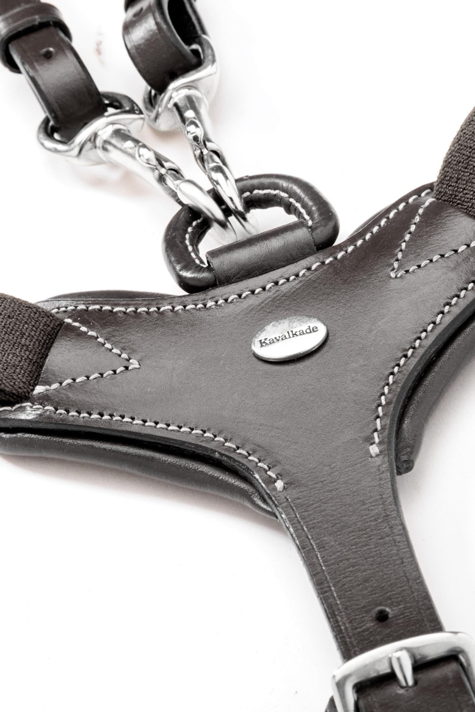 Kavalkade Bianca 5-Pt. Breastplate With Elastic Bridles & Reins