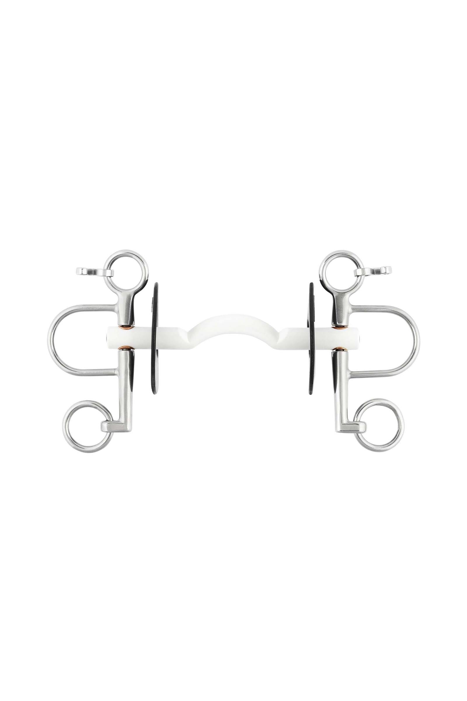 Sprenger Nathe pelham, měkká tyč s vyklenutím, 15 mm, krátké páky, termoplast Horse Bits