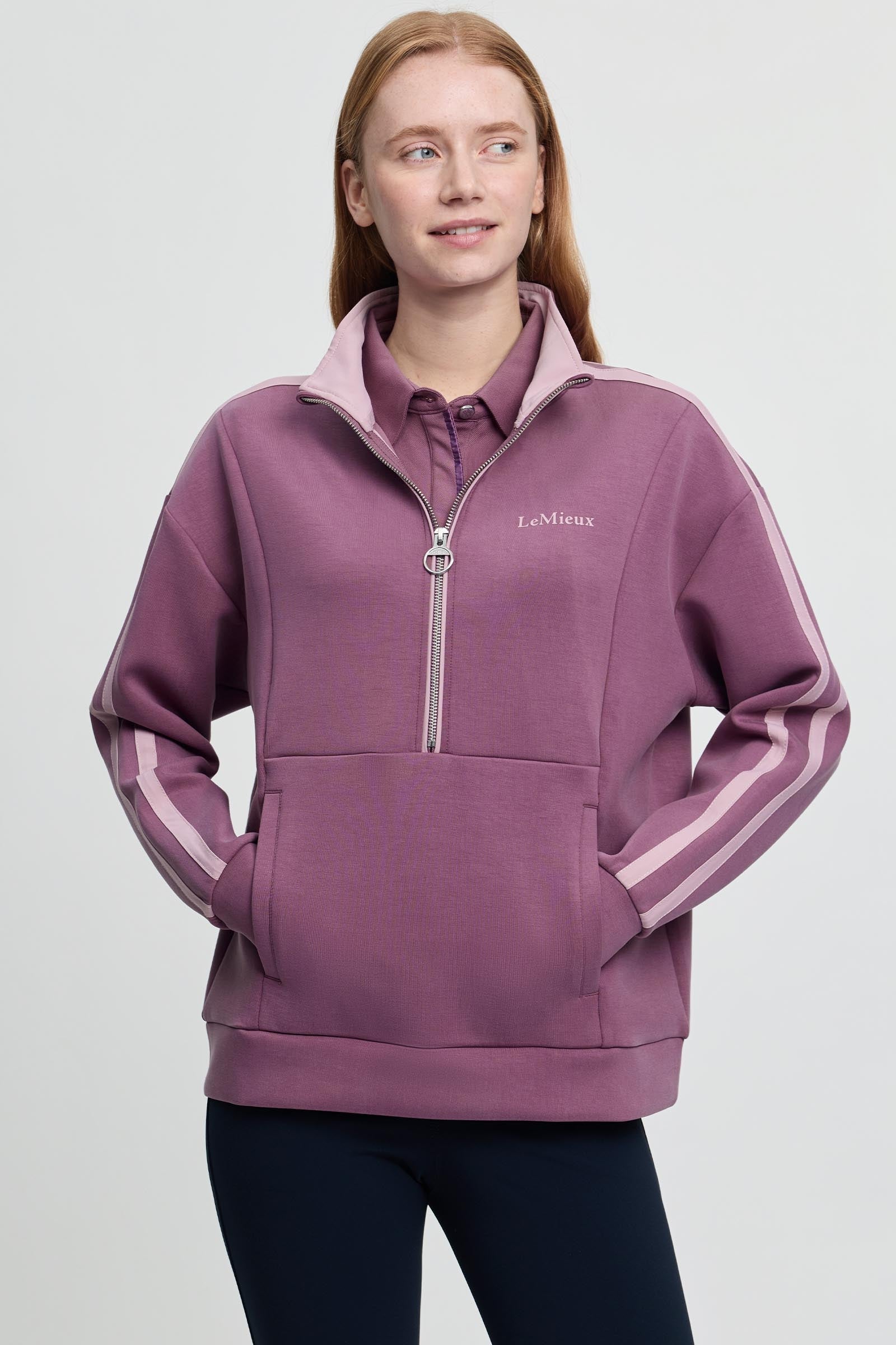 LeMieux Connie dámská mikina s polovičním zipem Women’s Riding Clothing