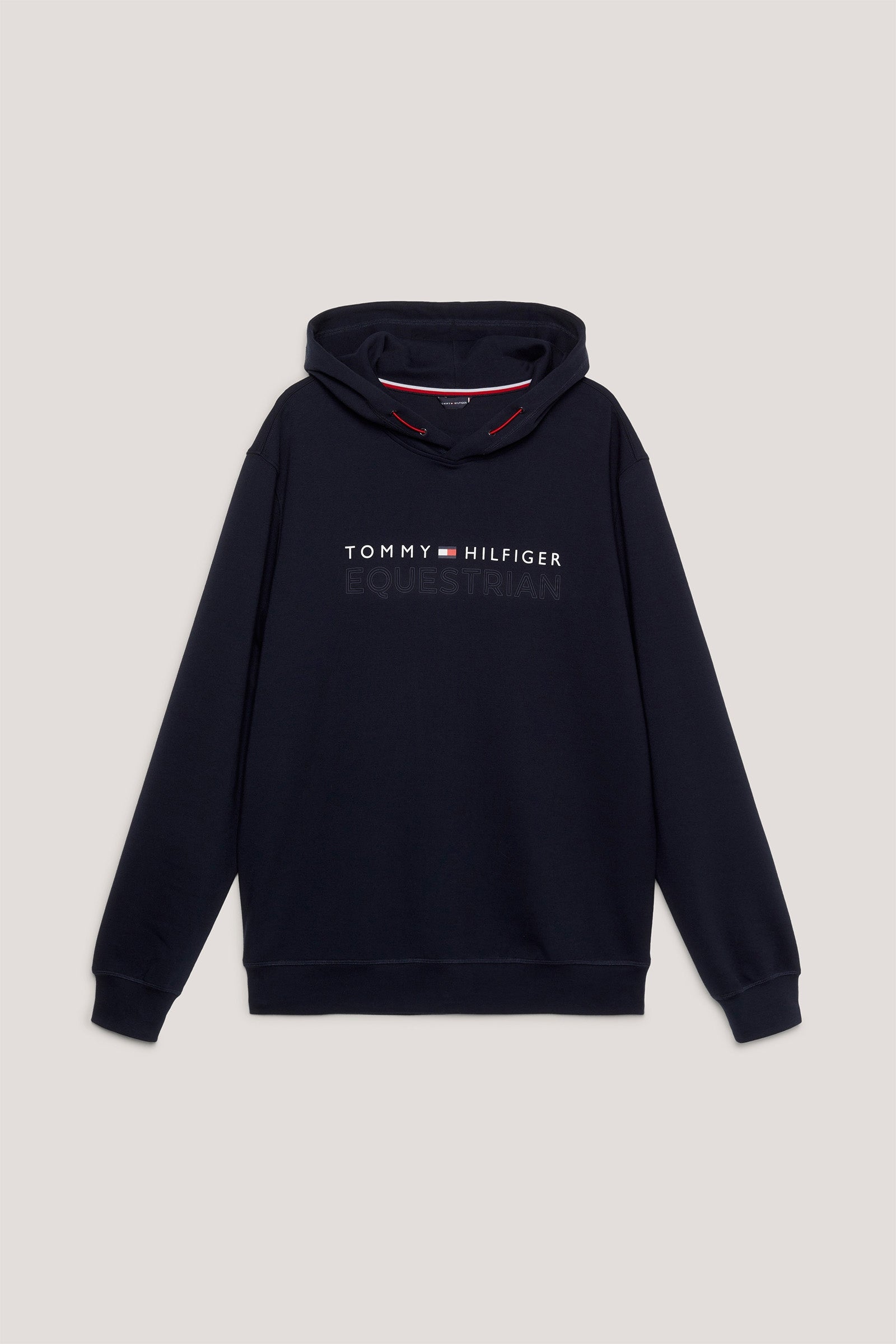 Tommy Hilfiger Equestrian Fleecová mikina s kapucí London Logo Mens Riding Clothing