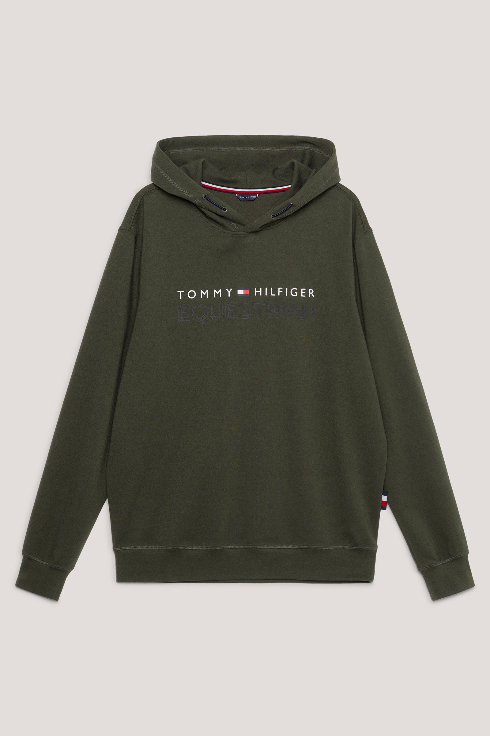 Tommy Hilfiger Equestrian Fleecová mikina s kapucí London Logo Mens Riding Clothing