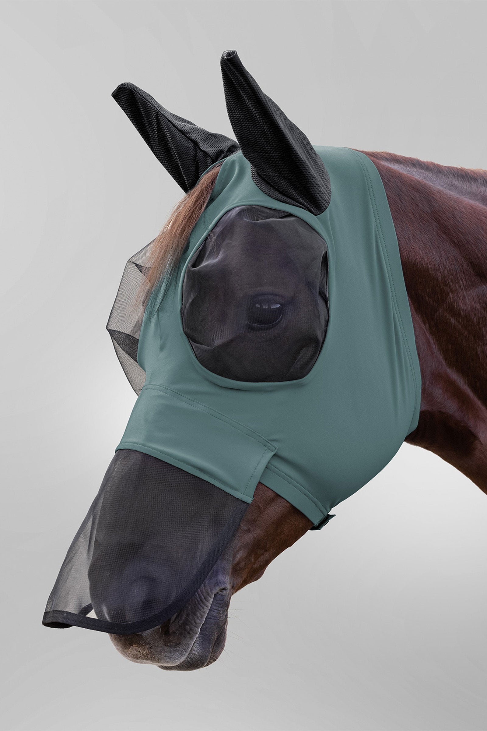 Waldhausen Puck maska proti hmyzu s ochranou nosu a UV ochranou Antifly Protection for Horses