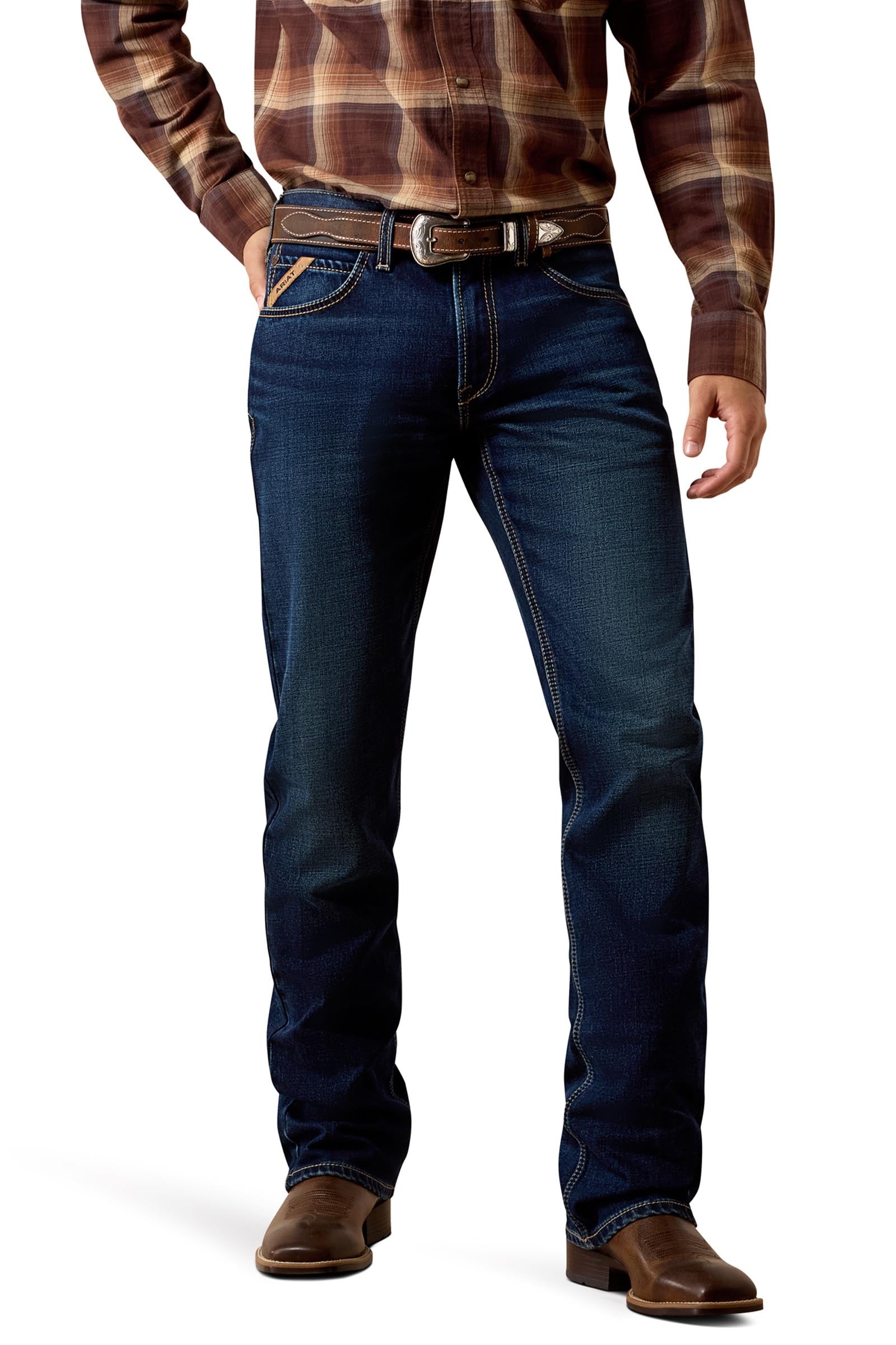 Ariat M5 Straight Acclimatize Gideon Pánské džíny rovného střihu Mens Riding Clothing