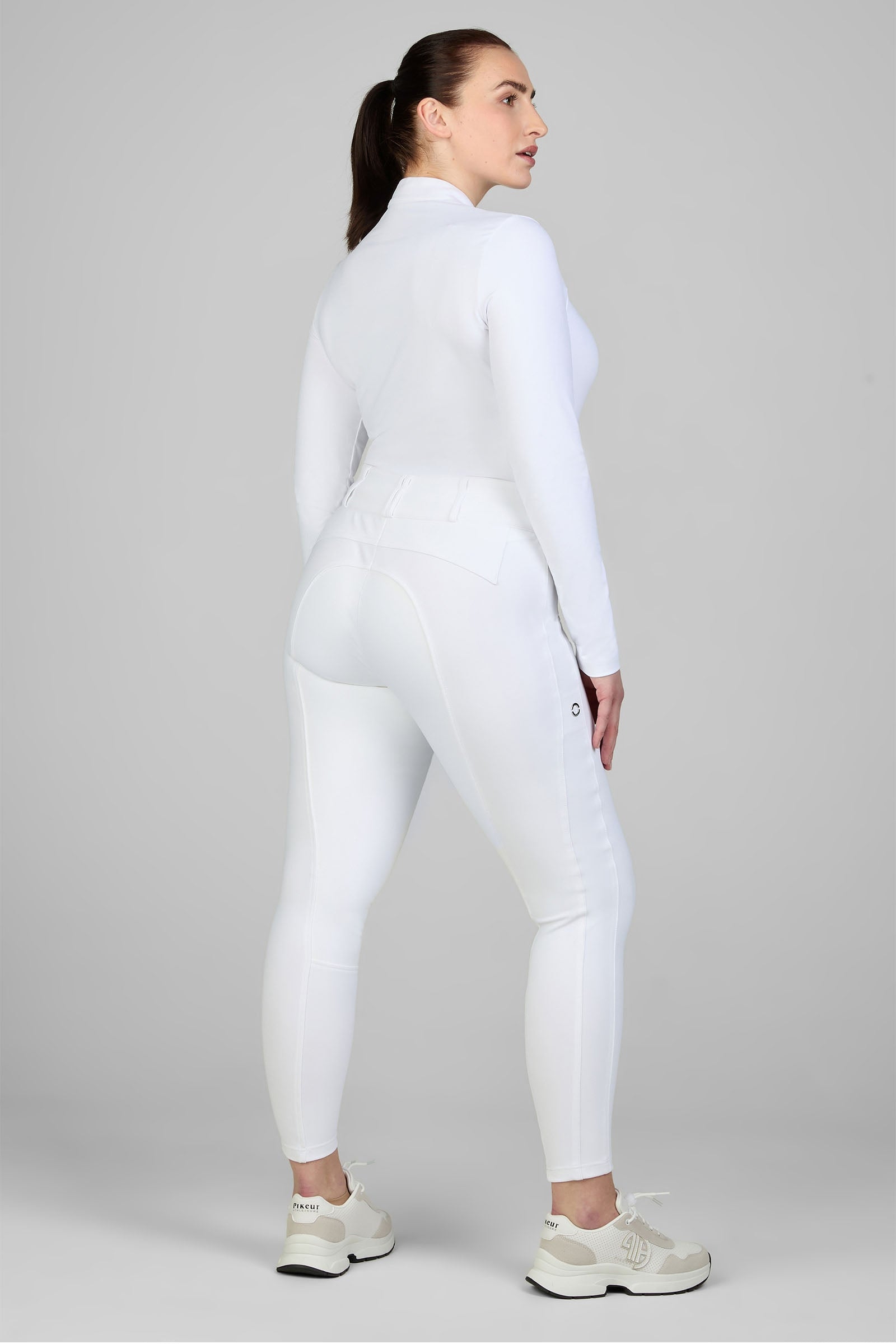 Pikeur New Candela Dámské rajtky s vysokým pasem a celokoženým sedem Womens Breeches