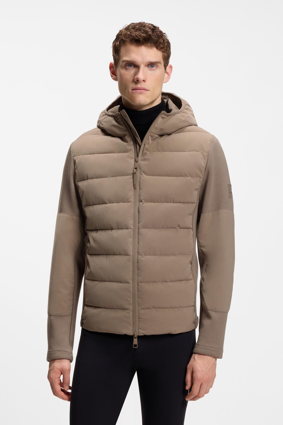 BOSS Equestrian Jeff Mens Hybrid Puffer Jacket Mens Riding Clothing