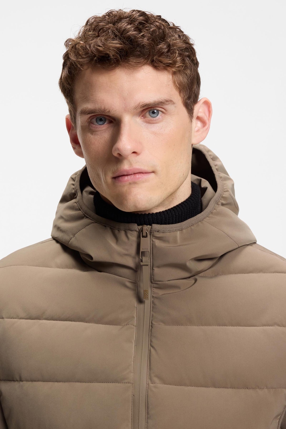 BOSS Equestrian Jeff Mens Hybrid Puffer Jacket Mens Riding Clothing