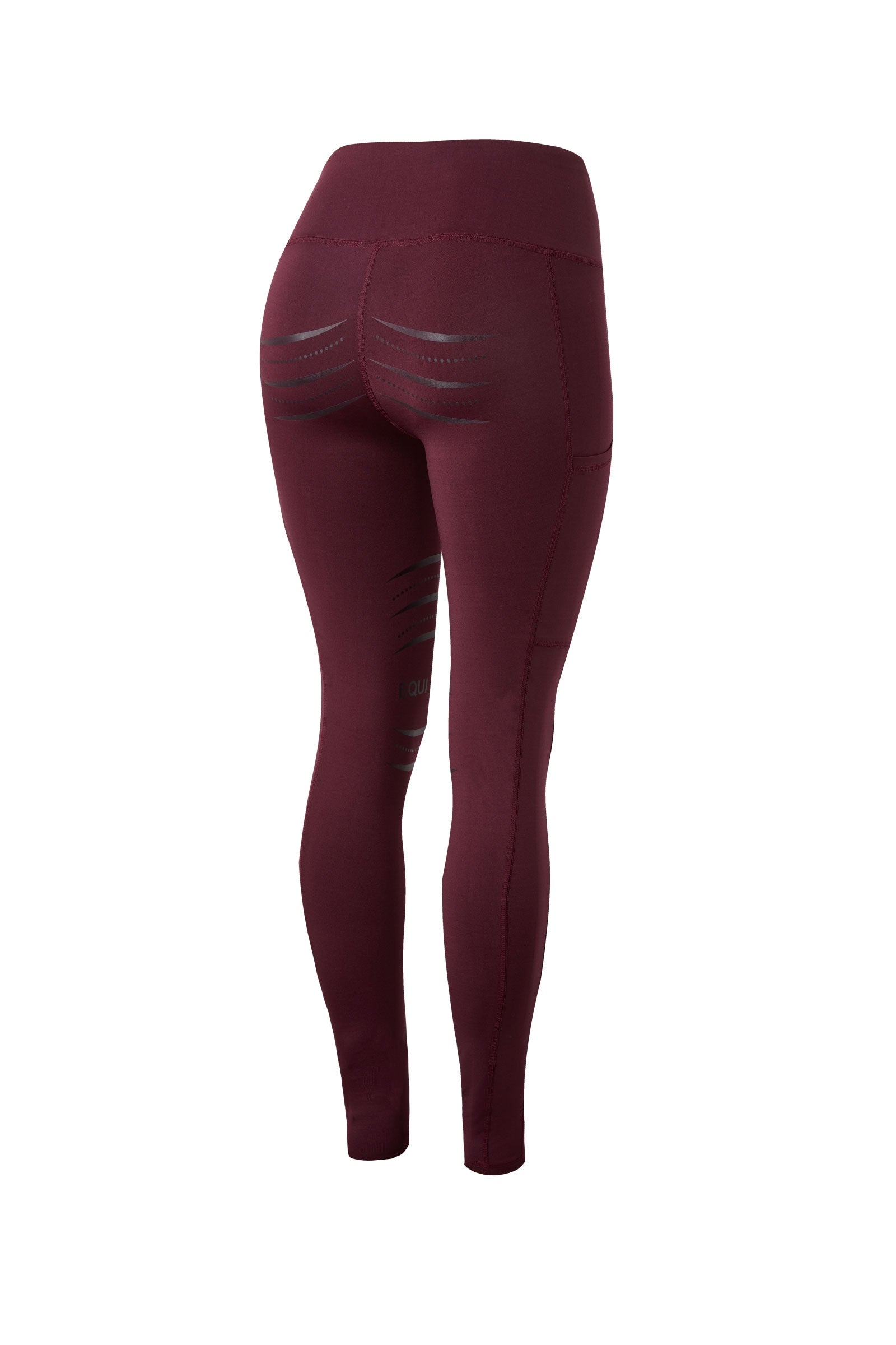 Horze Women's Silicone Full Seat Riding Tights with Phone Pockets Womens Breeches